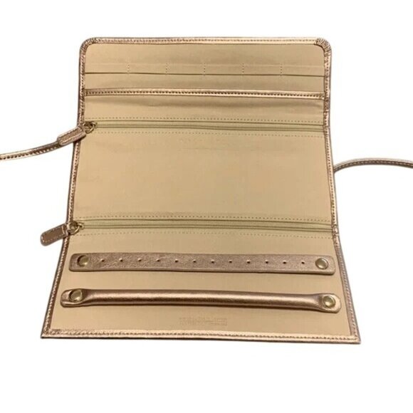 WOLF for Dana Rebecca Designs Leather Jewelry Travel Case Roll - Picture 3 of 5